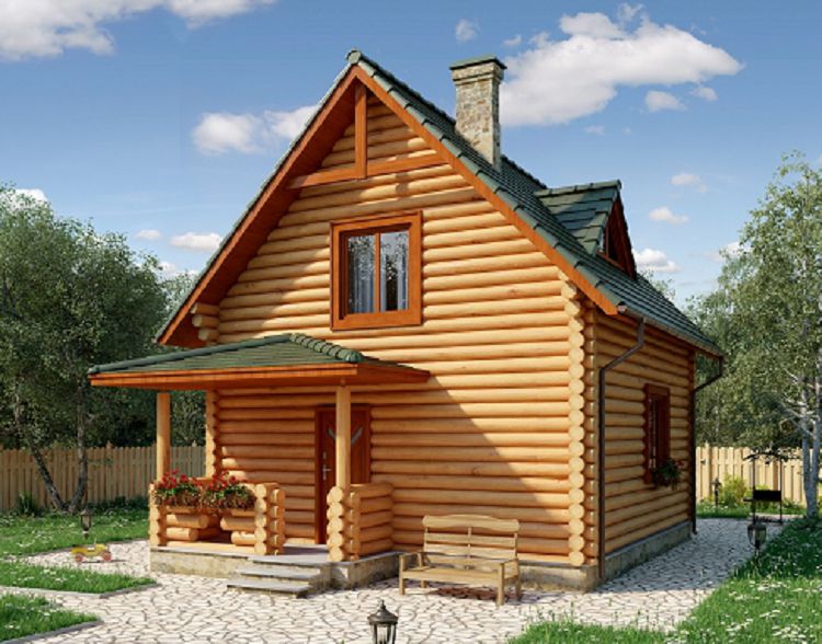 Проект деревянного дома Гостевой