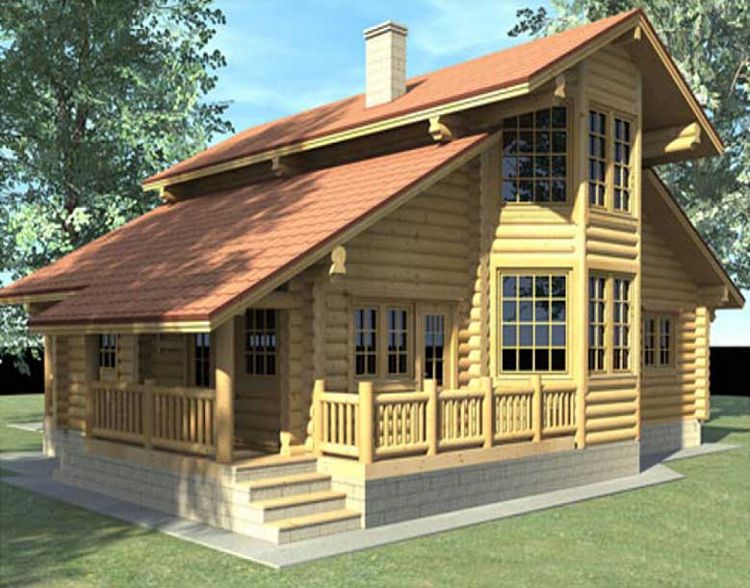 Проект деревянного дома Иваныч