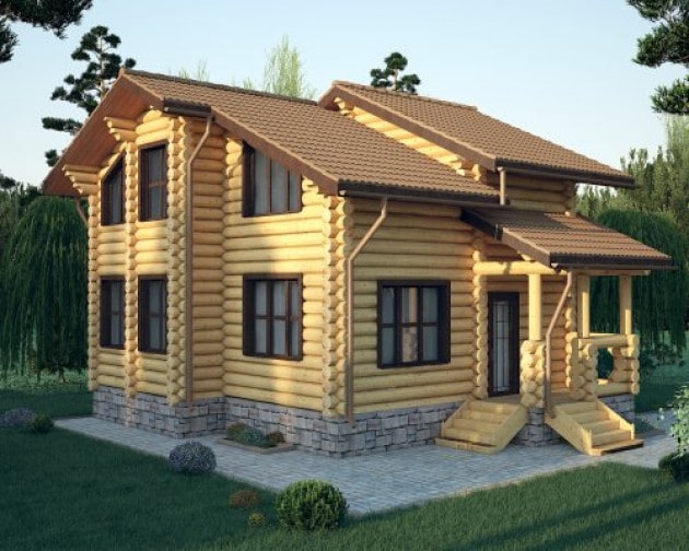 Проект деревянного дома Ильинский