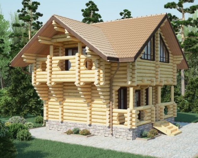 Проект деревянного дома Янса