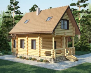 Проект деревянного дома Бостон