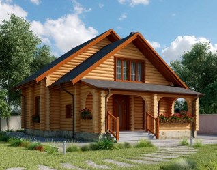 Проект деревянного дома Идель