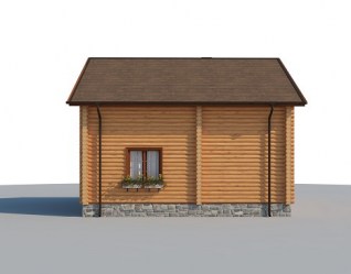 Проект деревянного дома Лагуна вид 3