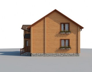 Проект деревянного дома Лагуна вид 4