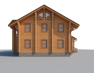 Проект деревянного дома Простор вид 3