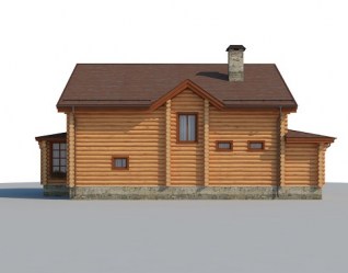 Проект деревянного дома Видный вид 3