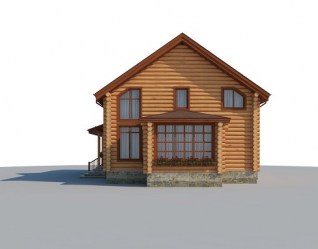 Проект деревянного дома Видный вид 4
