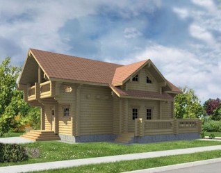 Проект деревянного дома Катрин