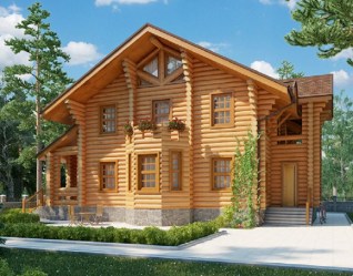 Проект деревянного дома Простор